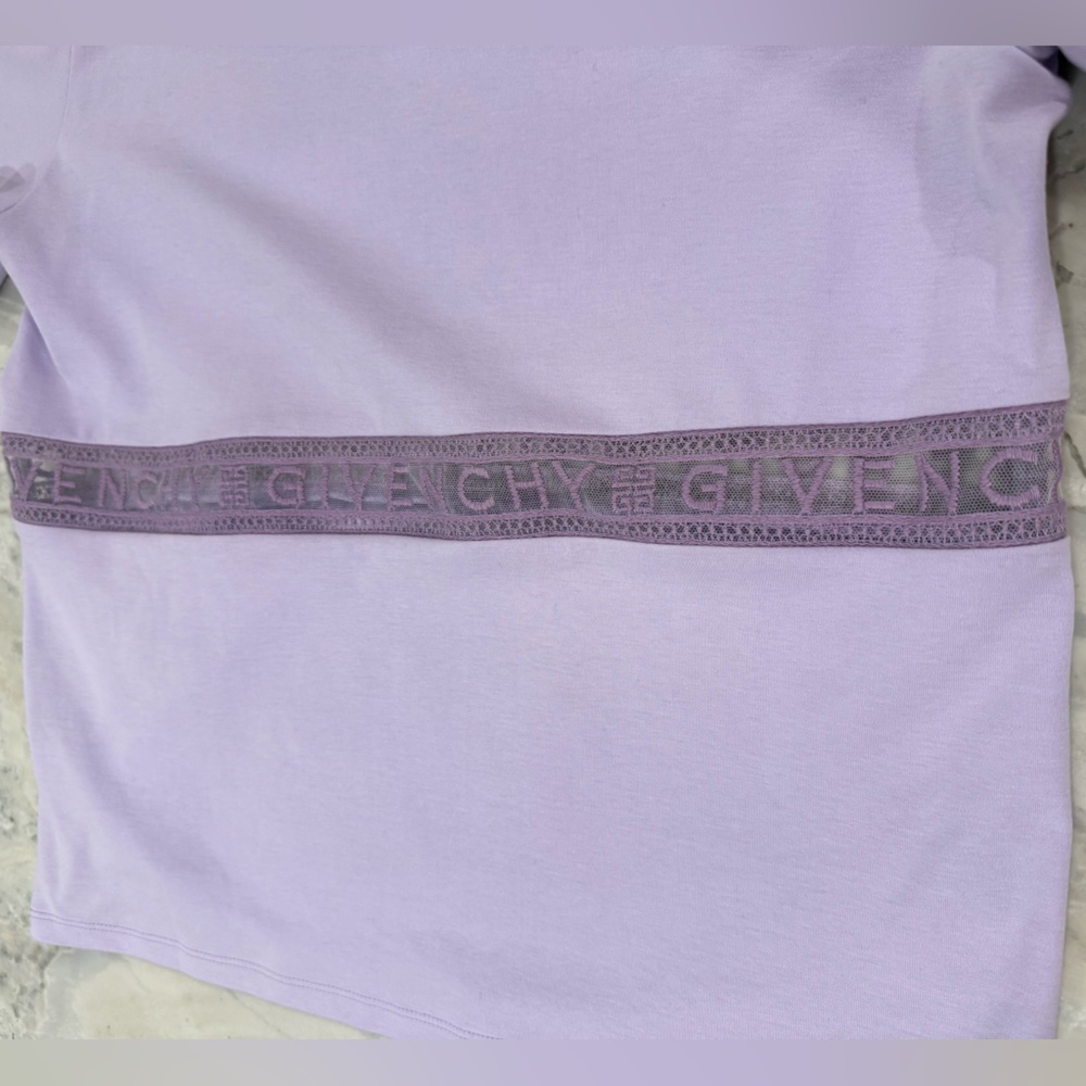 💜NWT authentic Givenchy Lavender T-Shirt - Picture 3 of 8